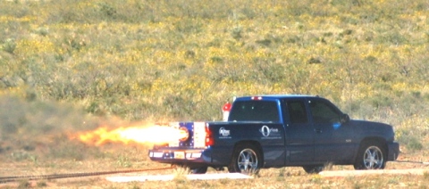 ORION rocket truck fires away